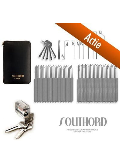 Bestseller 77-delige lockpickset + oefenslot