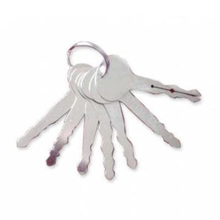 Jiggler set for car locks (7 keys)