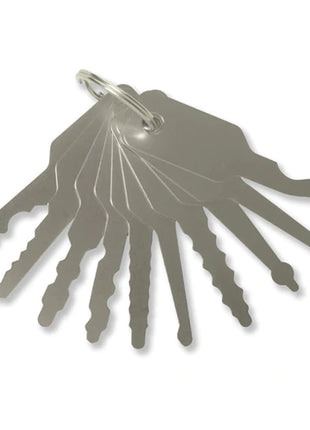 Jiggler key set for carlocks (10 keys)